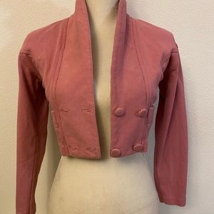 Contempo Casuals Pink Short Jacket